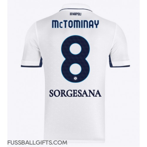 SSC Napoli Scott McTominay #8 Fußballbekleidung Auswärtstrikot 2024-25 Kurzarm